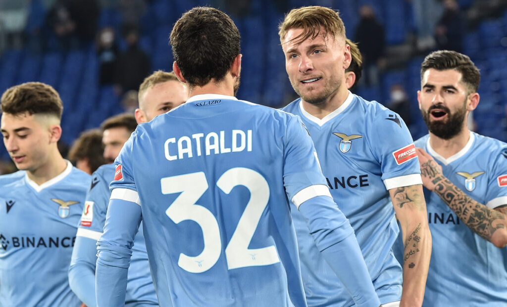 Lazio Milan, l'Olimpico OMAGGIA e non DIMENTICA Immobile e Cataldi nel pre gara 1 Immobile Cataldi Lazio