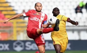 Tounkara, espulsione in Vicenza-Cittadella: entrata folle su un avversario