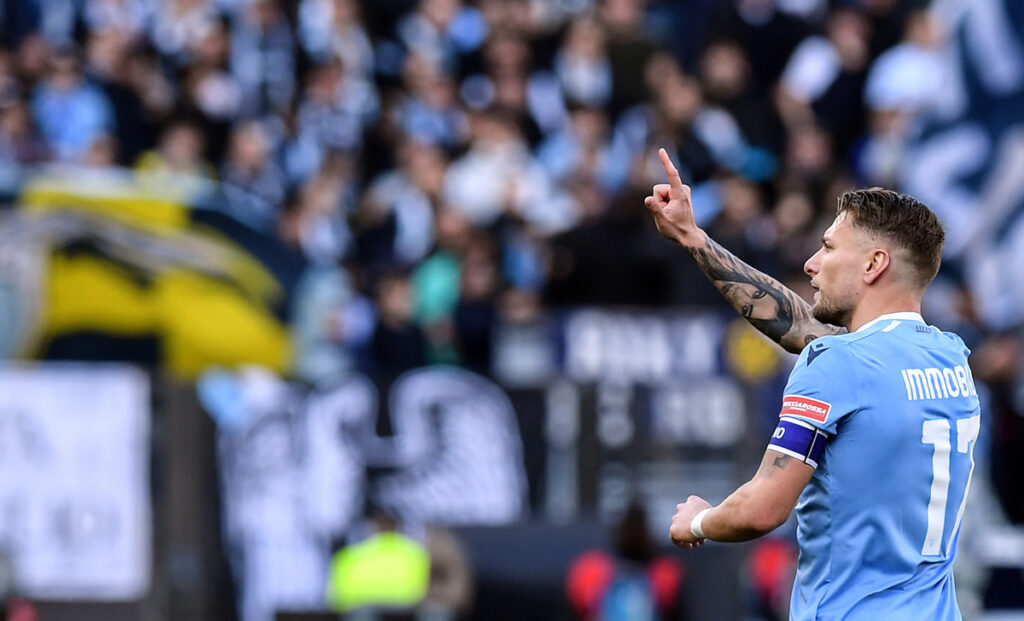 Immobile rincorre Piola: un gol per l'aggancio da record 1 Esultanza Immobile 1