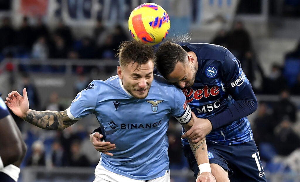 Marolda: «Napoli-Lazio? Vi dico che partita mi aspetto domani» 1 Immobile Rrhamani Lazio Napoli