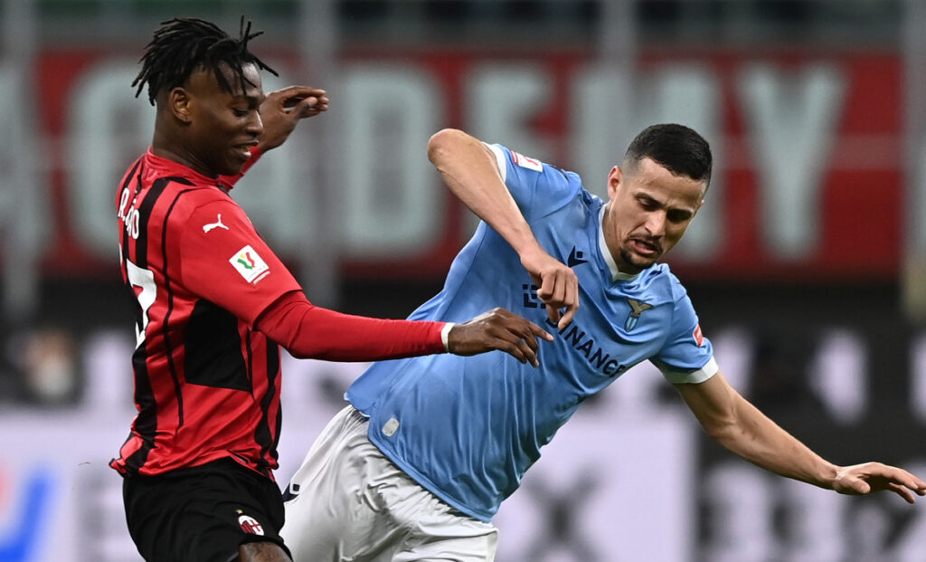 Bigon: «Ho un amore sconfinato per questi colori. Domani? Spero che...» 1 Rafael Leao Luiz Felipe Milan Lazio