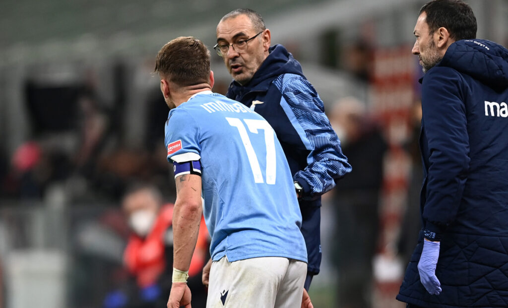 Infortunio Immobile: Ciro vuole esserci contro il Bologna. Oggi test decisivo 1 Immobile Sarri