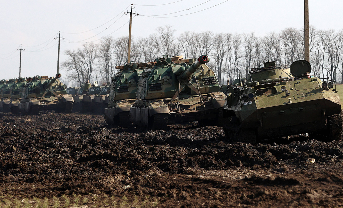 Ucraina Russia carri armati