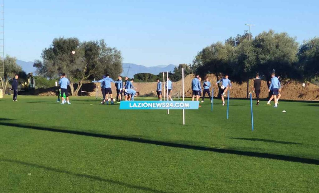 Allenamento Lazio: Immobile in gruppo. E Acerbi... - VIDEO 1 allenamento lazio 1