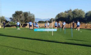 Allenamento Lazio: Immobile in gruppo. E Acerbi… – VIDEO