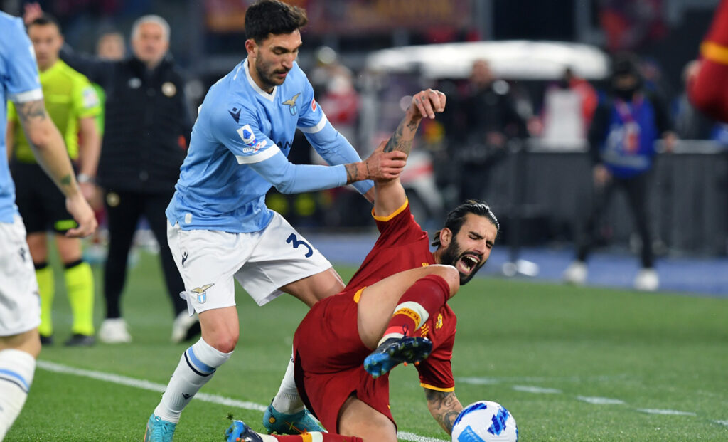 Lazio-Roma, Lodoli: «Sono molto fiducioso, la squadra di Sarri darà il massimo» 1 Cataldi Oliveira Lazio Roma