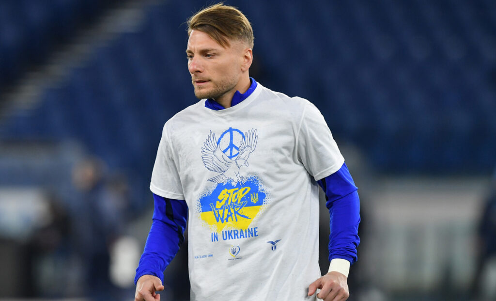Shakhtar, ringraziamento alla Lazio per la maglia pro Ucraina - FOTO 1 Immobile