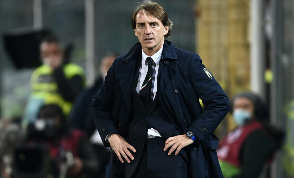 Italia, Mancini perde i pezzi: out Sirigu e Kean 1 Mancini 4 1