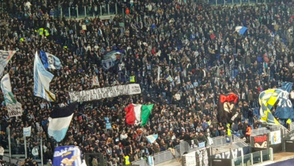 Striscione Curva Nord Pino Wilson 1