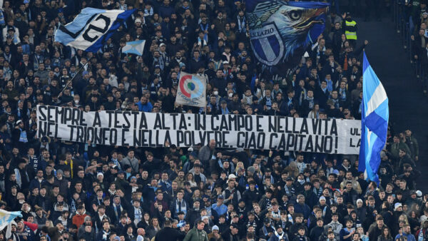 Striscione Tifosi Lazio Pino Wilson