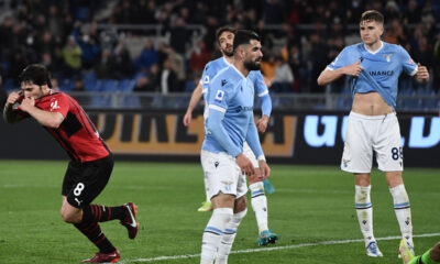 Esultanza Tonali Milan Lazio