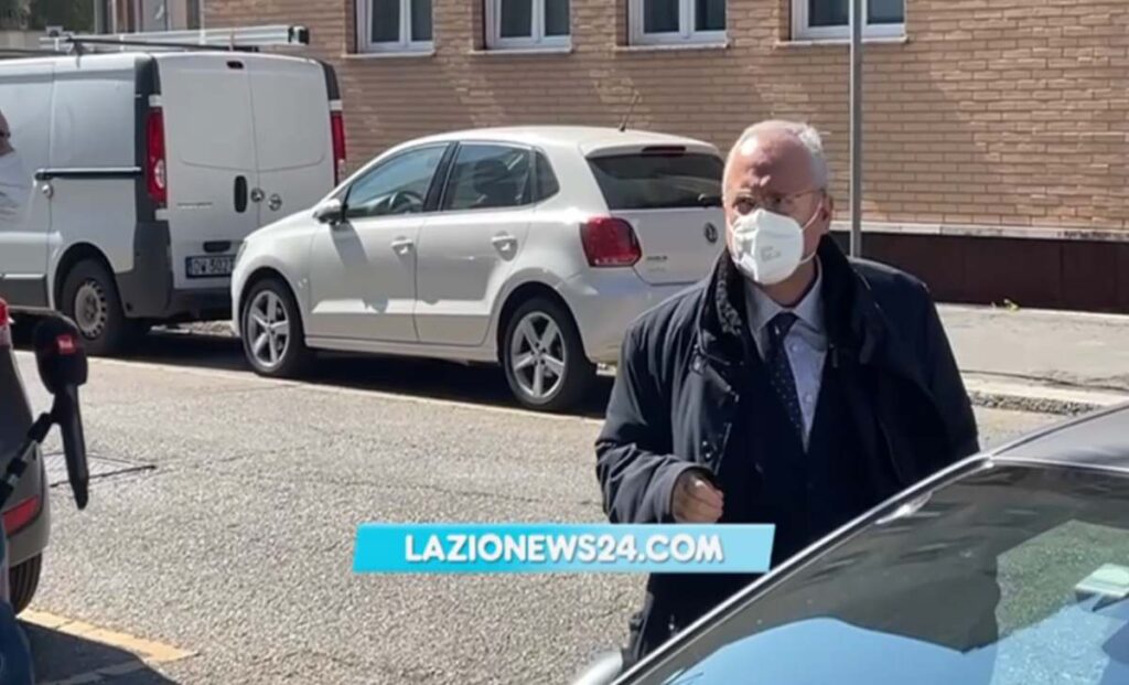 Assemblea Lega, l'arrivo di Lotito: «Cosa mi aspetto? Niente...» - VIDEO 1 Lotito Assemblea Lega