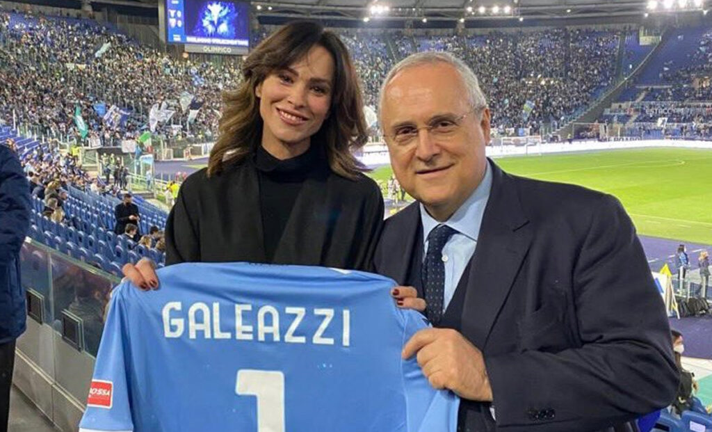 Giampiero Galeazzi, l'omaggio di Lotito alla figlia Susanna FOTO 1 Lotito Galeazzi