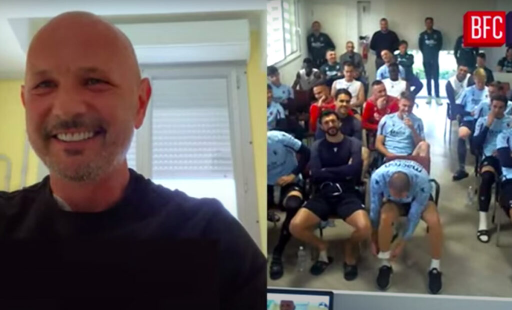 Bologna, videocolloquio tra Mihajlovic e la squadra - VIDEO 1 Mihajlovic Bologna