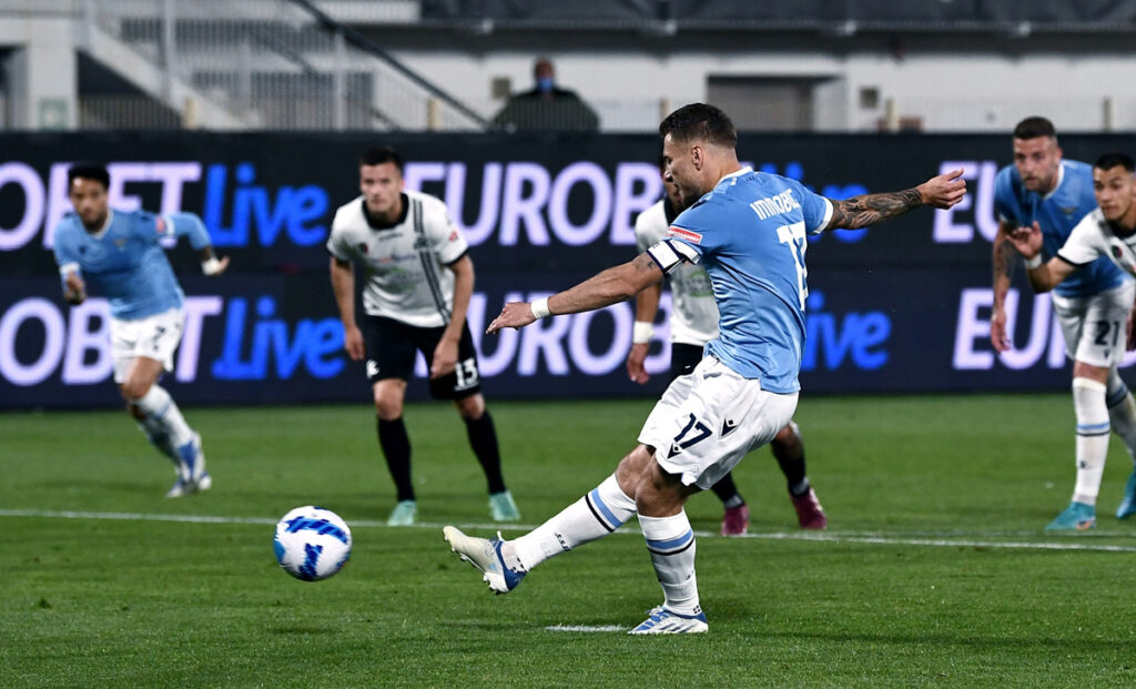 Juve Lazio, quanti rigori negli ultimi anni: media realizzativa altissima 1 Rigore Immobile Lazio Spezia