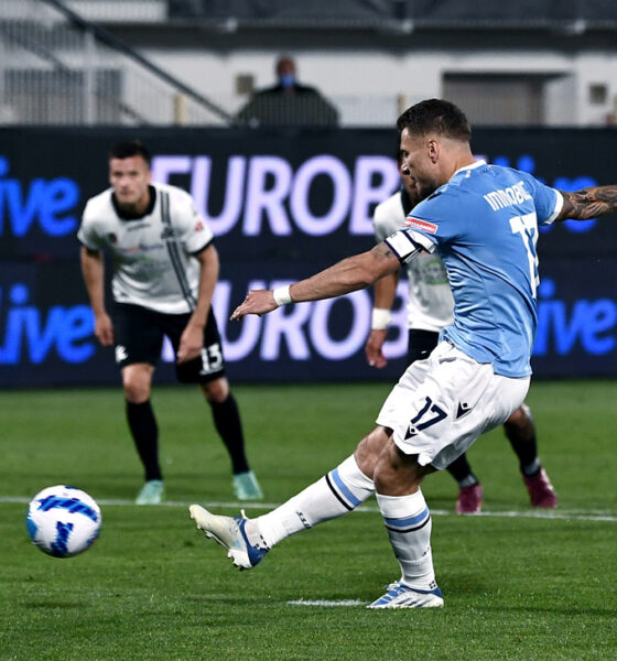 Rigore Immobile Lazio Spezia