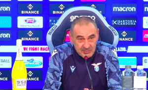 Inter Lazio, le parole di Sarri in conferenza