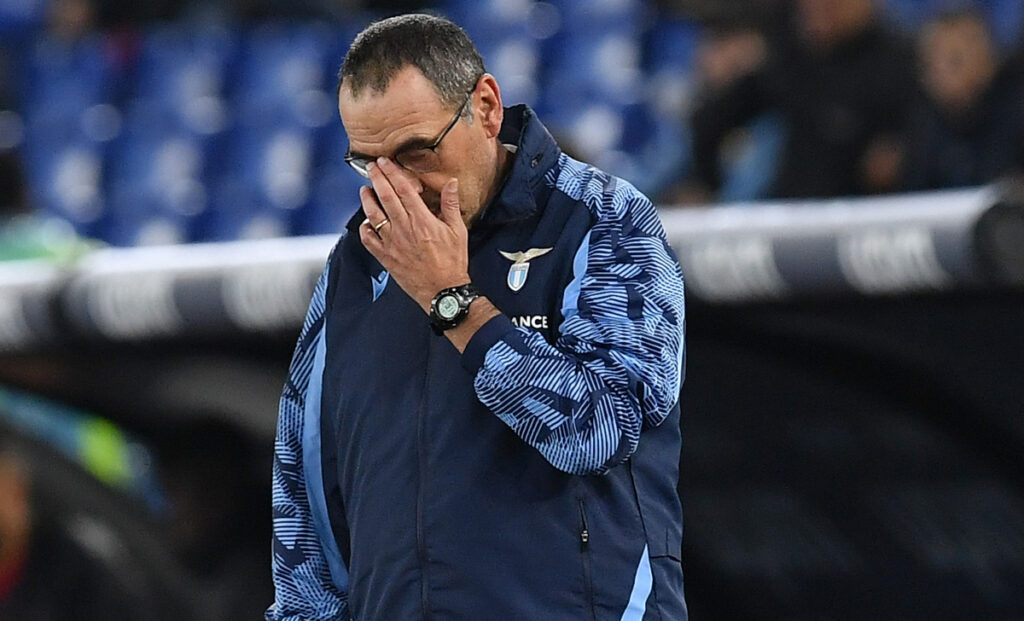 Sarri, siparietto con Julio Cesar: «Se avessi un paio di chili in meno...» 1 Sarri