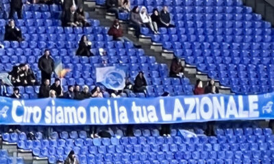 Striscione Ciro Immobile