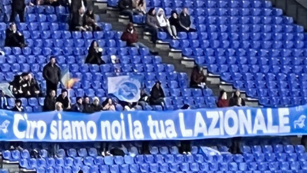 Striscione Ciro Immobile