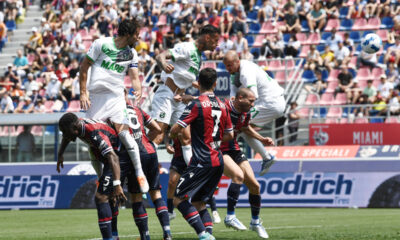 Gol Scamacca Bologna Sassuolo