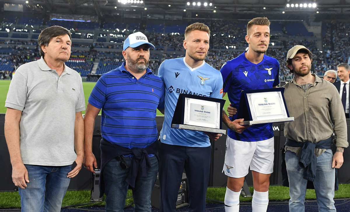 Tribuna Tevere Milinkovic Immobile