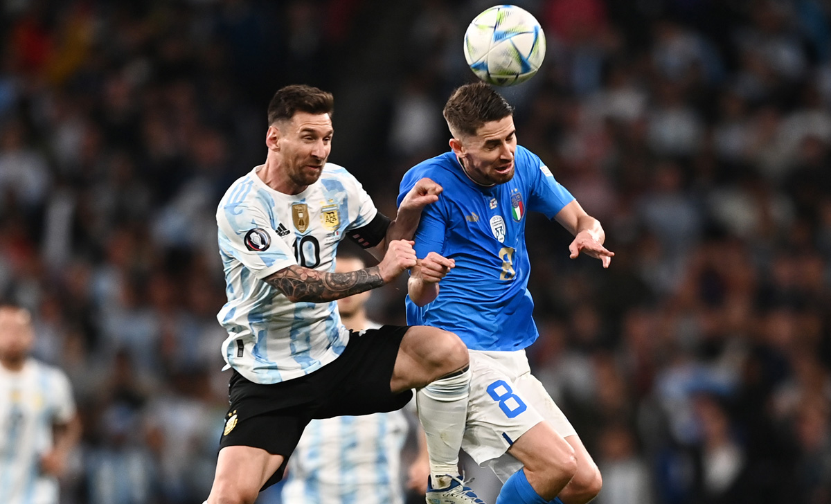 Jorginho Messi Italia Argentina