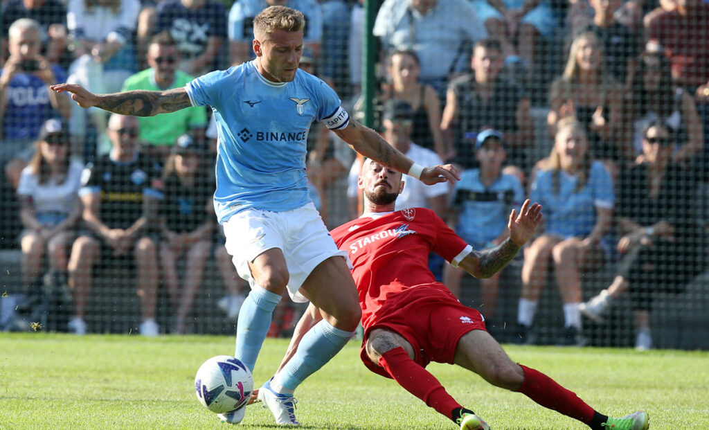 Lazio Triestina, nervi tesi in campo. E Romagnoli... 1 Ciro Immobile Lazio Triestina
