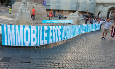 striscione Immobile