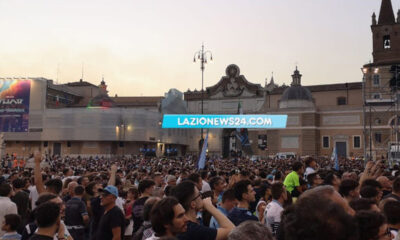 tifosi Lazio Piazza del Popolo