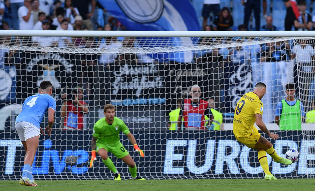 Arnautovic ripensa alla Lazio: «Se non fossimo rimasti in 10...» 1 Gol Arnautovic Lazio Bologna