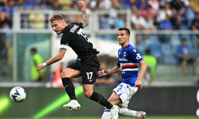 Gol immobile Sampdoria Lazio