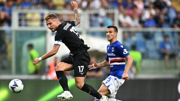 Gol immobile Sampdoria Lazio