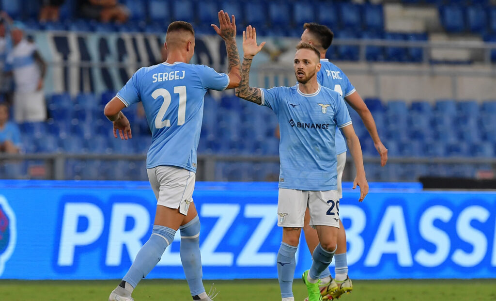 Lazio Bologna 2-1: finisce qui, tre punti importantissimi per i biancocelesti! 1 Lazzari Milinkovic Savic