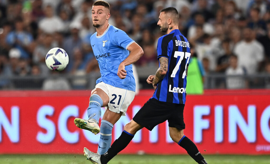 Orlando: «L'Inter domenica deve stare attenta a non sottovalutare la Lazio» 1 Milinkovic Savic Brozovic Lazio Inter