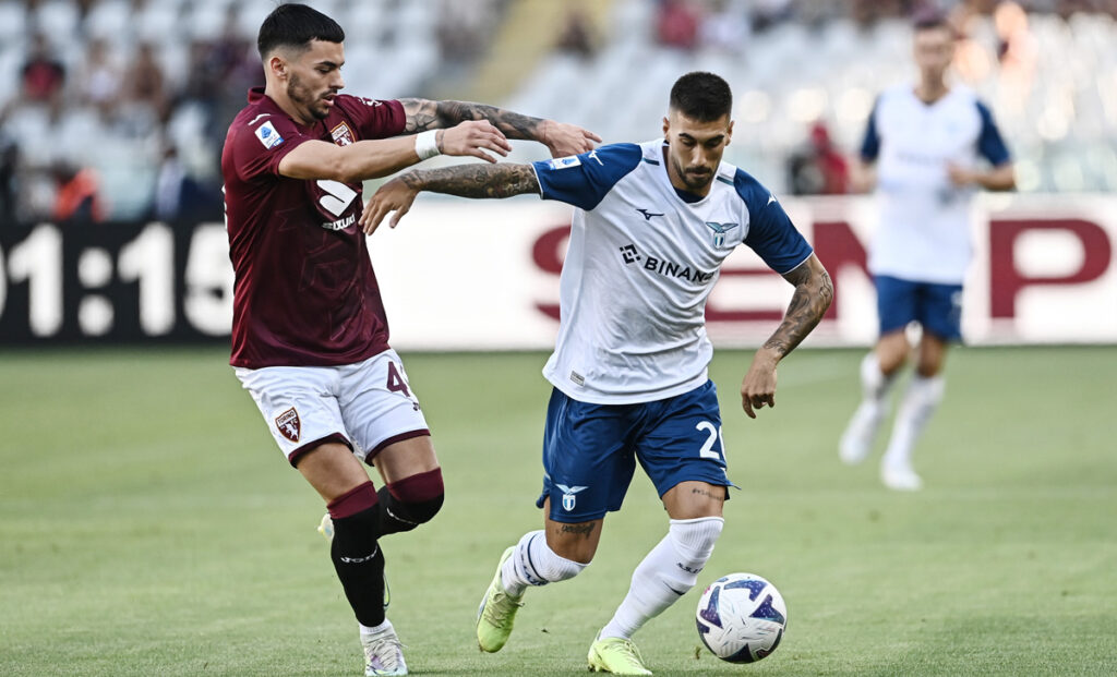 Zaccagni: «Peccato per il pari, ma continuiamo così» - FOTO 1 Zaccagni Radonjic Lazio Torino