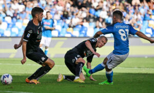 Napoli Spezia 1-0, Raspadori fa esplodere il Maradona nei minuti finali