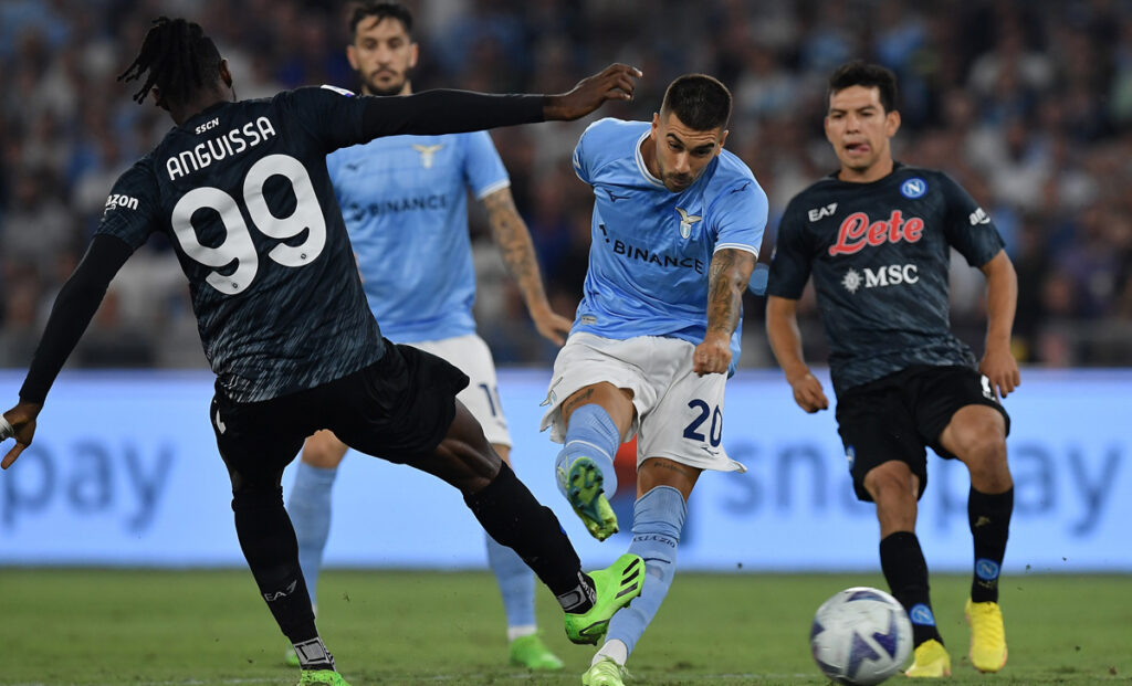 Lazio Napoli 1-2: finisce qui, brutta sconfitta per gli uomini di Sarri 1 Gol Zaccagni Lazio Napoli