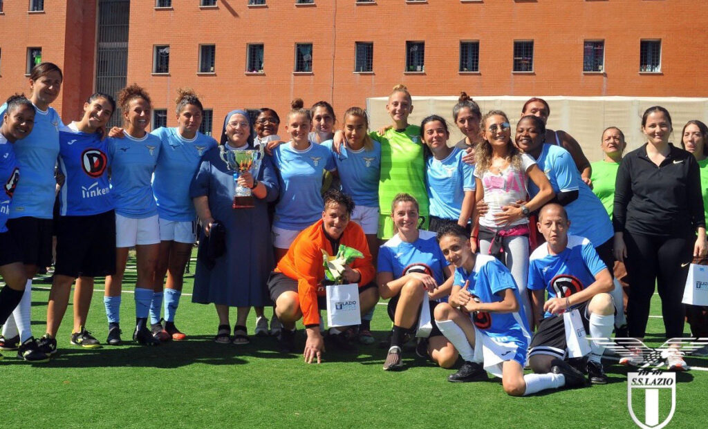 Lazio Women a Rebibbia per l'evento: "Scendiamo in campo per la pace". I dettagli 1 Lazio Women