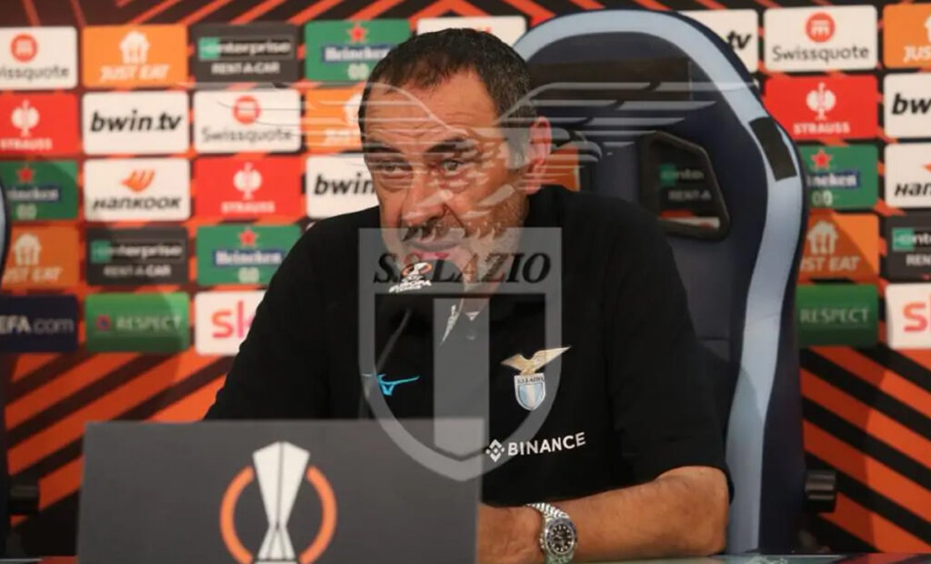 Conferenza Sarri: «Immobile può accelerare il recupero. Mentre Luis Alberto...» 1 Sarri 7
