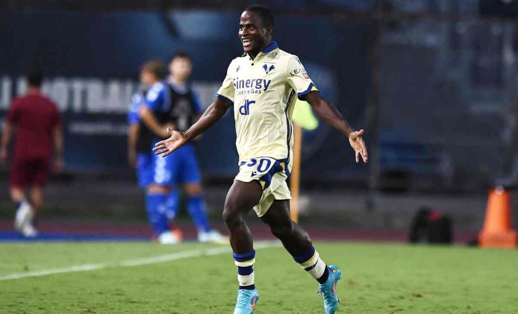 Verona, la carica di Kallon : «Testa già alla Lazio» 1 Kallon