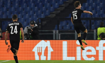 Esultanza Boving Sturm Graz