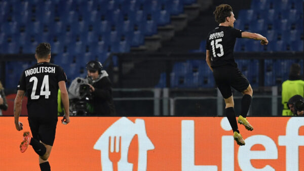 Esultanza Boving Sturm Graz