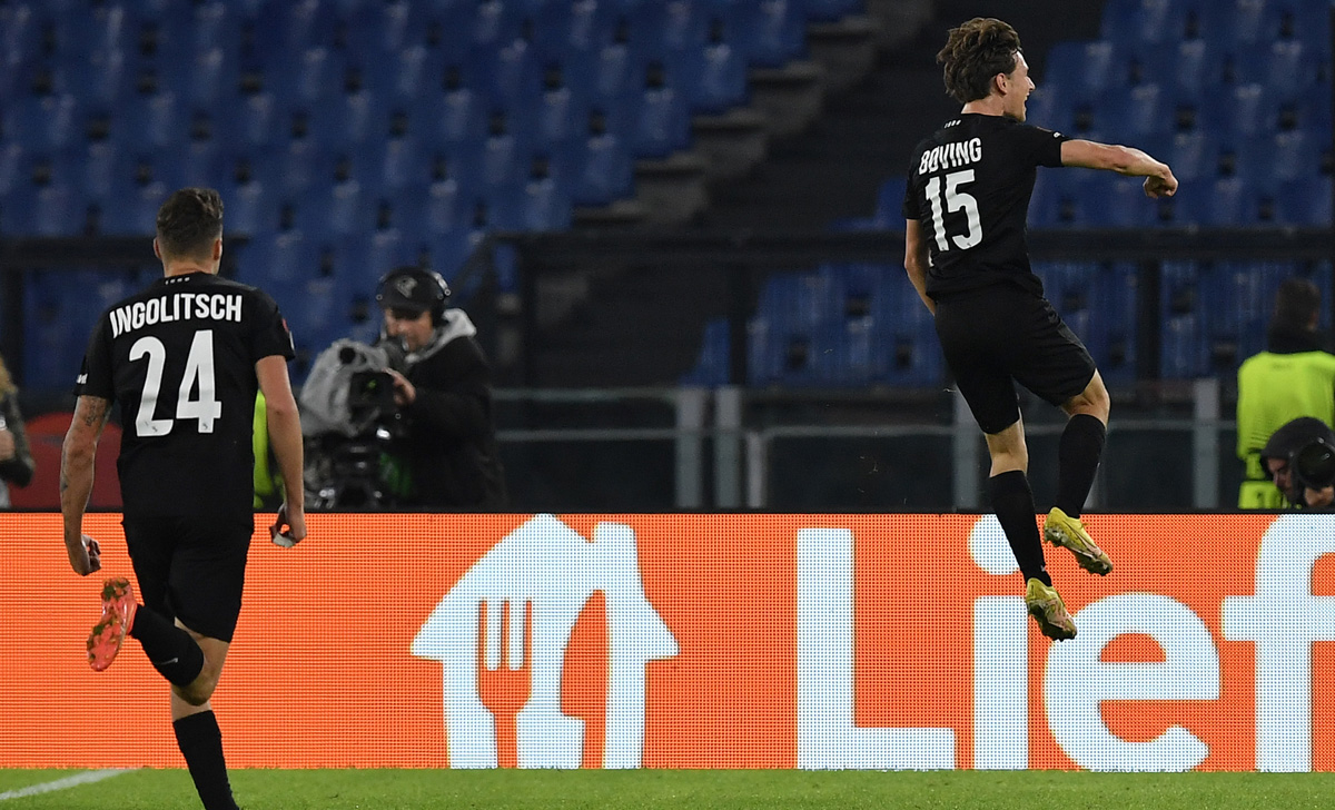 Esultanza Boving Sturm Graz