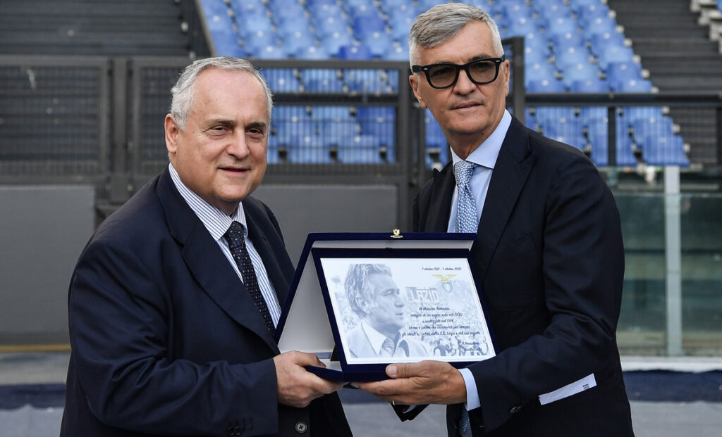 Maestrelli: «Sarri legatissimo alla mia famiglia. Quell'abbraccio...» 1 Lotito Maestrelli 1