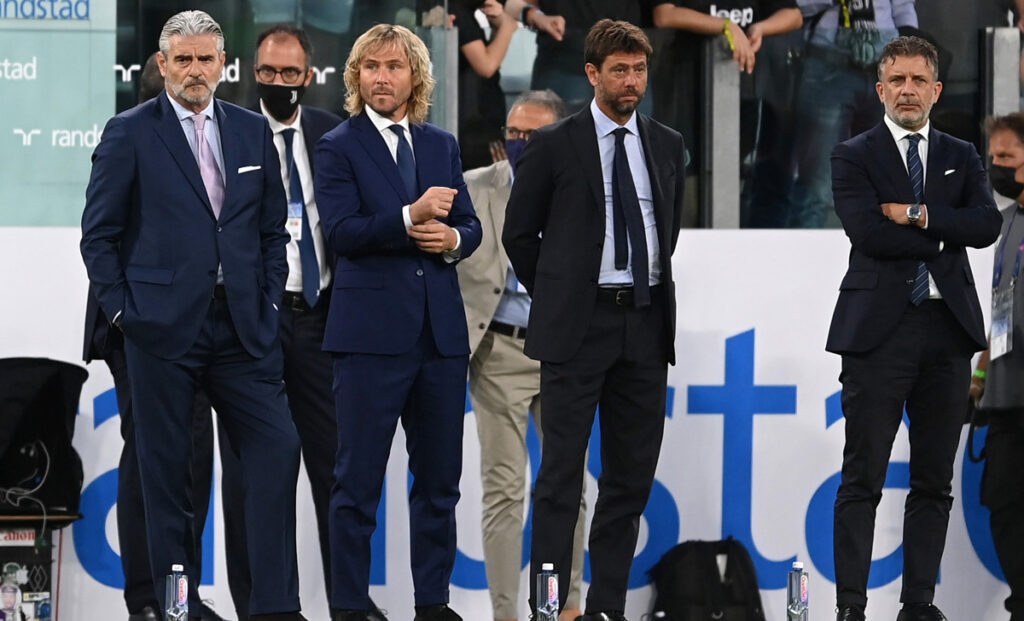 Inchiesta Juve, l’avv. Chiacchio: «Manovra sugli stipendi? Lecita, vi spiego» 1 Arrivabene Nedved Agnelli Cherubini