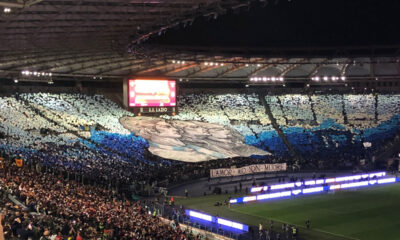Coreografia tifosi Lazio