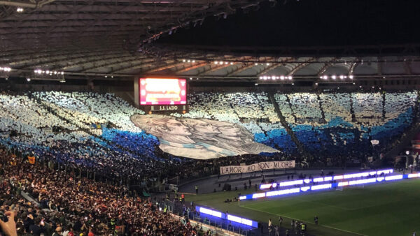 Coreografia tifosi Lazio