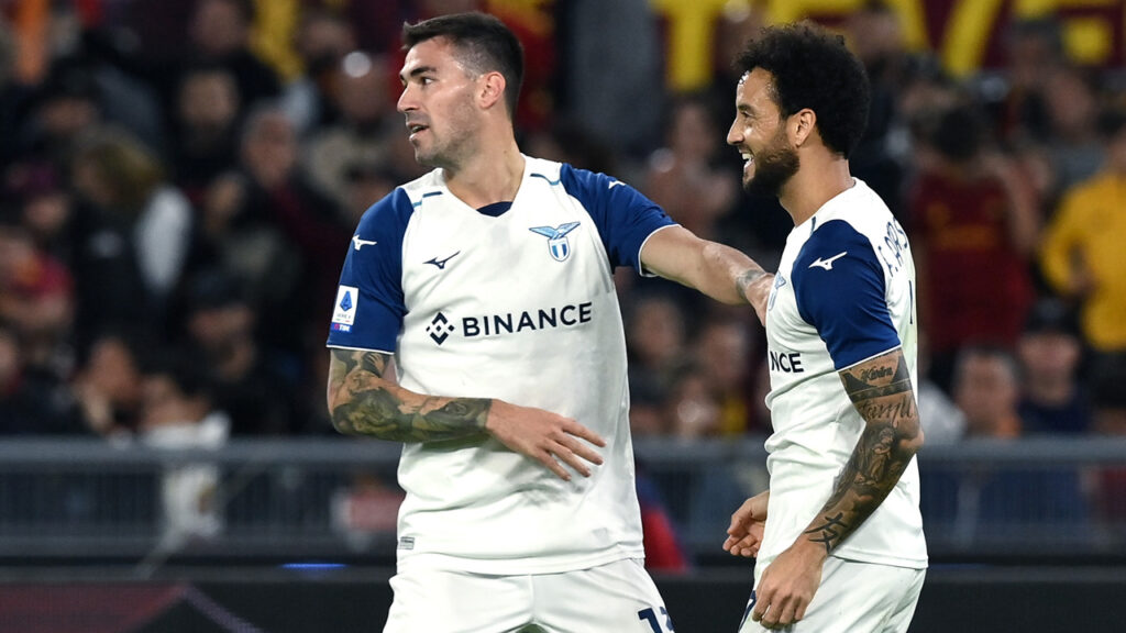 Felipe Anderson annienta la Roma: il club ricorda il derby sui social - VIDEO 1 Romagnoli Felipe Anderson