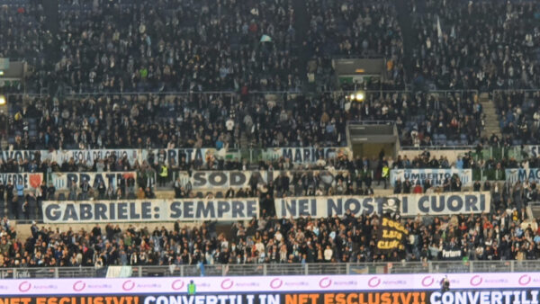 Striscione Gabriele Sandri